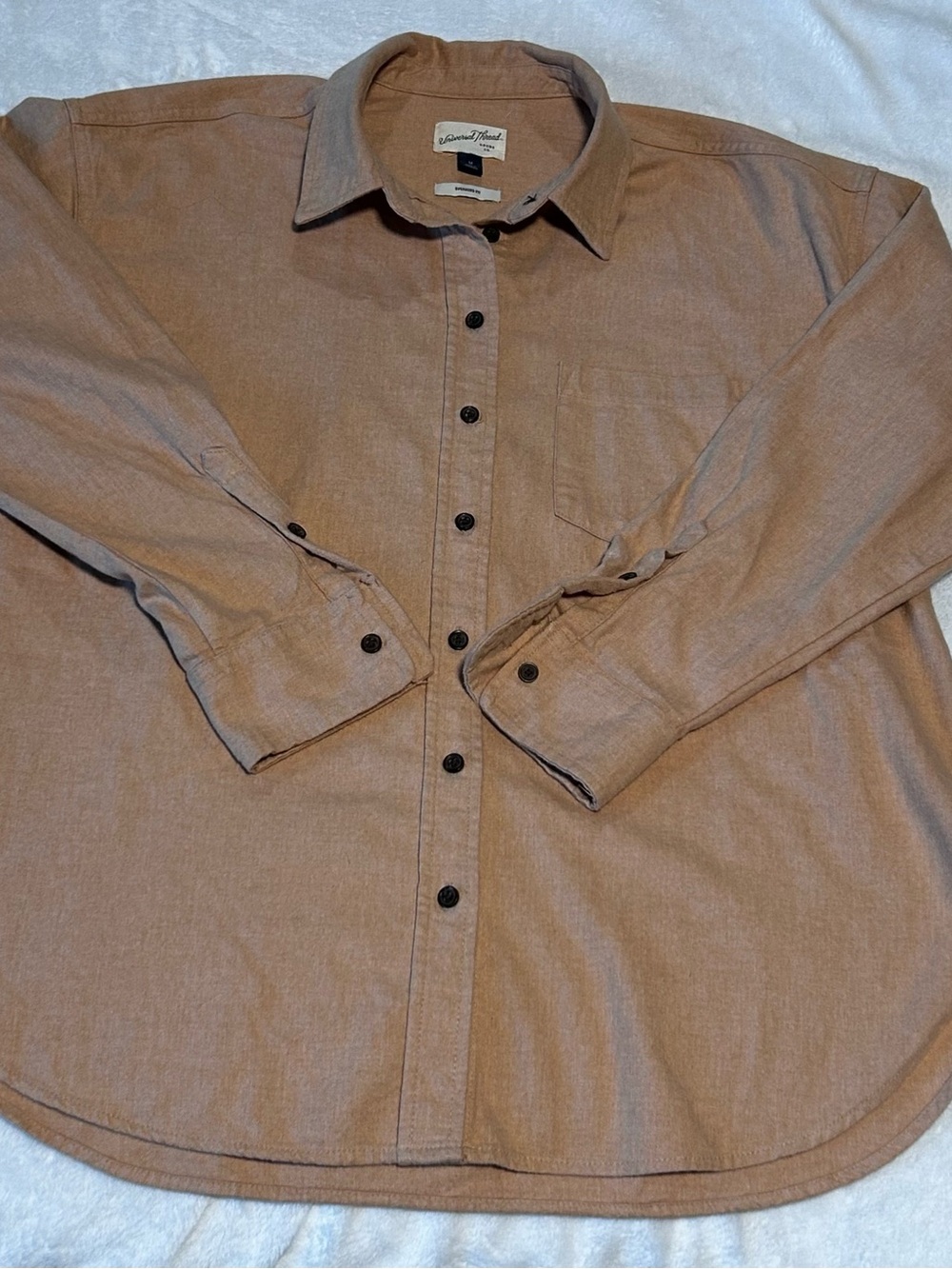 Universal Thread Brown Button-Down Long Sleeve Shirt